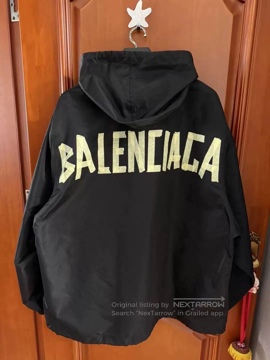 Balenciaga Tape Hooded Jacket S.