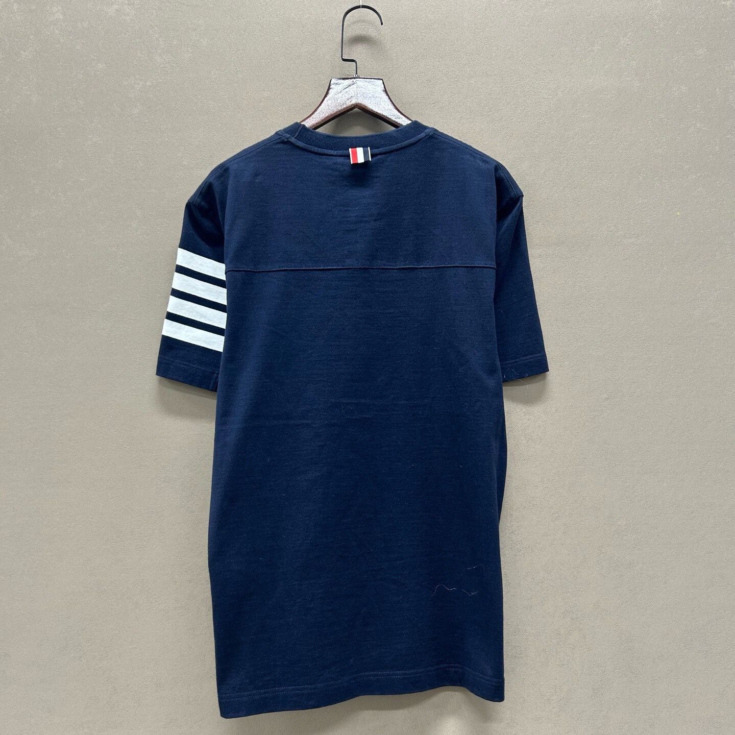Thom Browne thom browne navy cotton short sleeve t-shirt Size US S / EU 44-46 / 1 - 2 Thumbnail