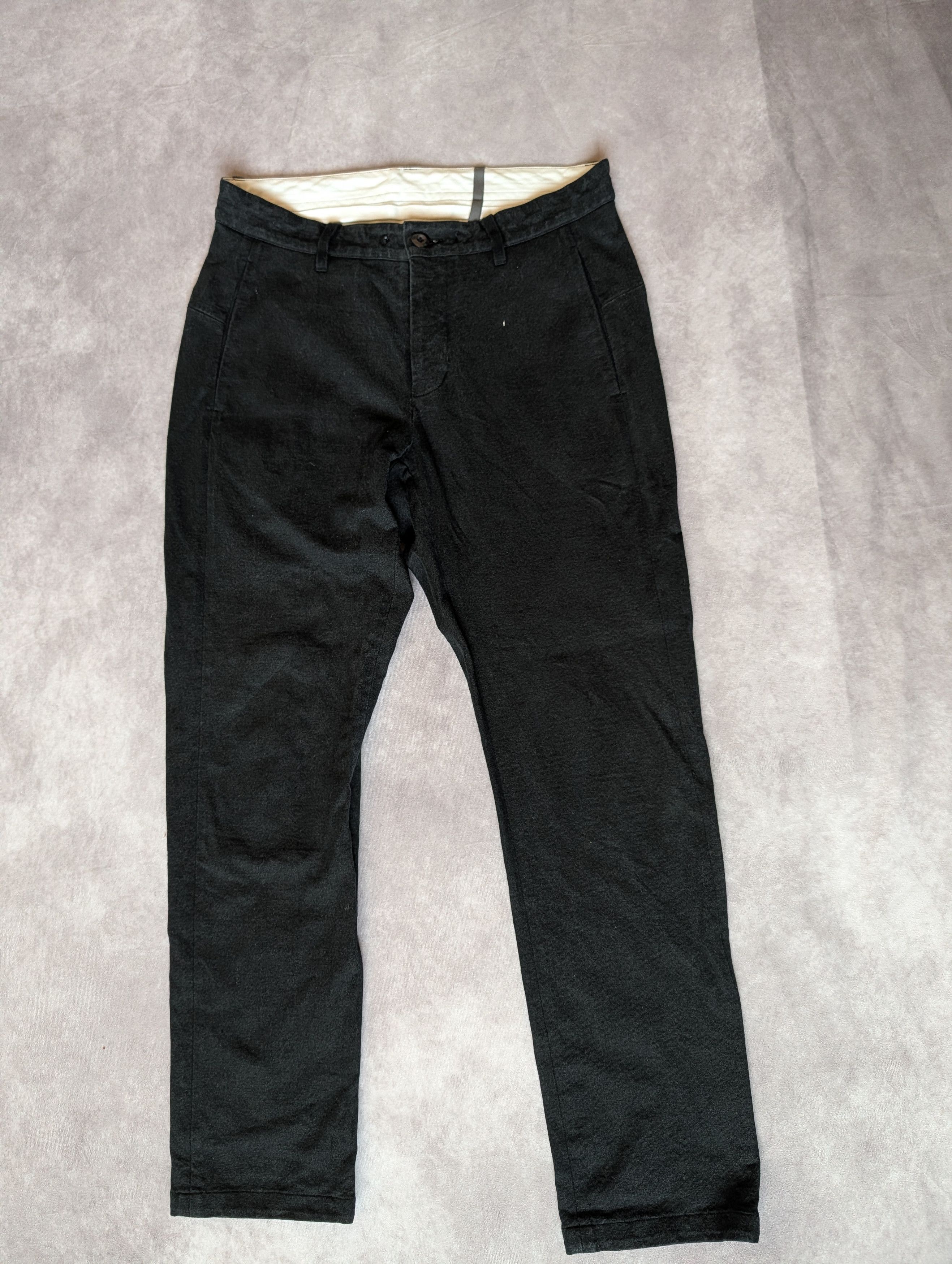 Kazuyuki Kumagai Attachment thick linen stretch pants Size US 32 / EU 48 - 1 Thumbnail