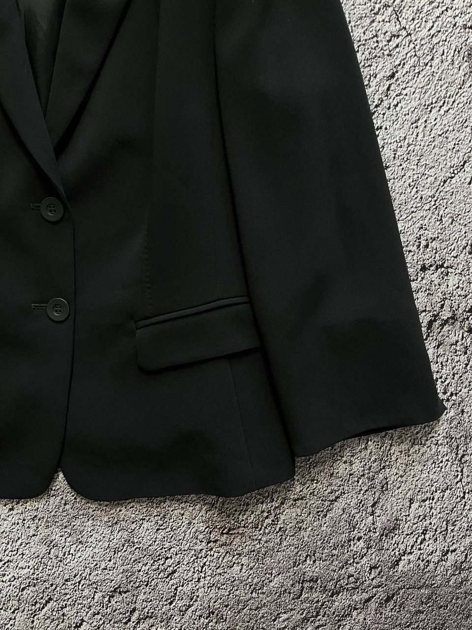 Max Mara × Vintage Max Mara Jacket Black Women's Size 16 Size XXL / US 16-18 / IT 52-54 - 4 Thumbnail