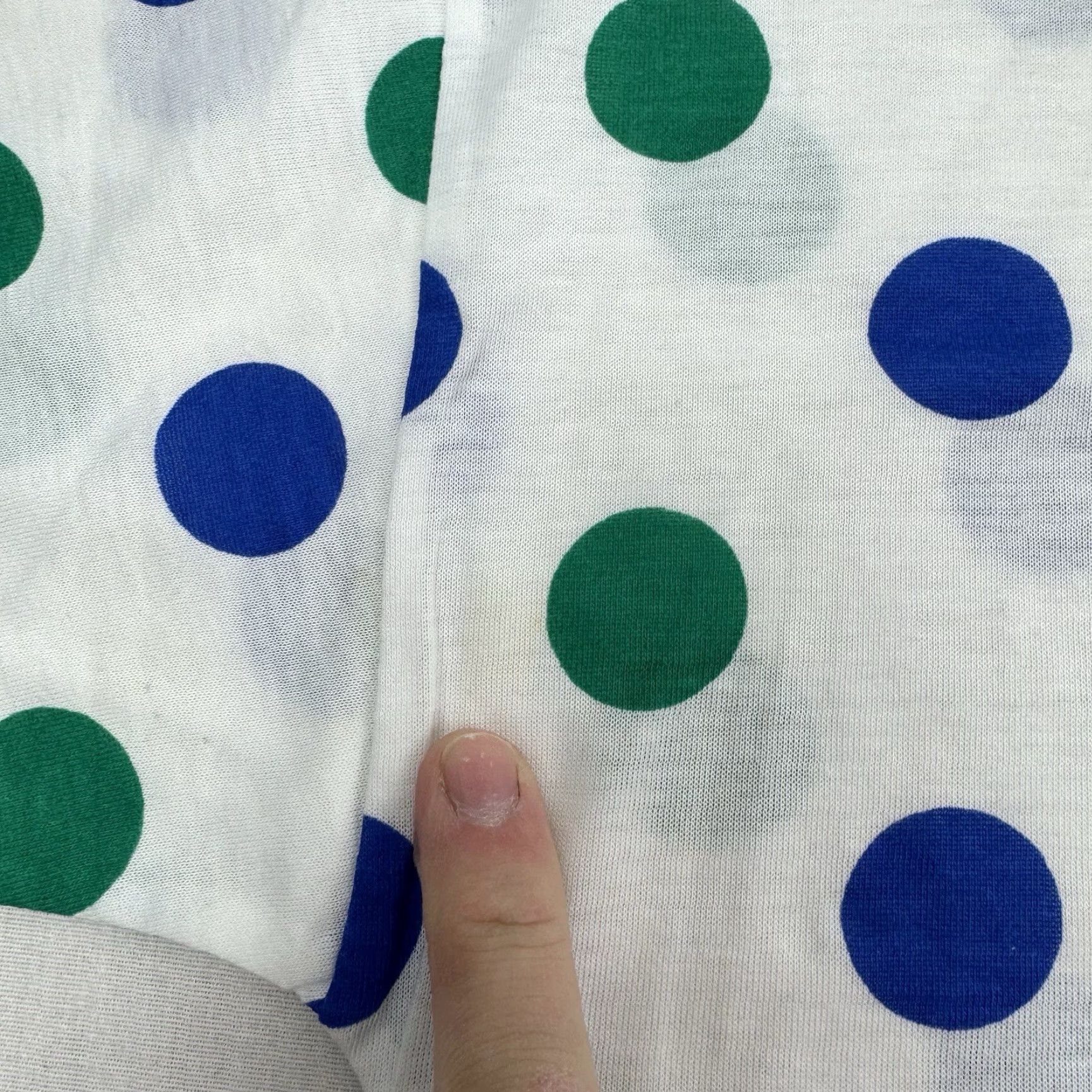Asics Vintage Basics Polka Dot T Shirt Women Medium Pocket Y2K 90s Trend Size M / US 6-8 / IT 42-44 - 5 Thumbnail