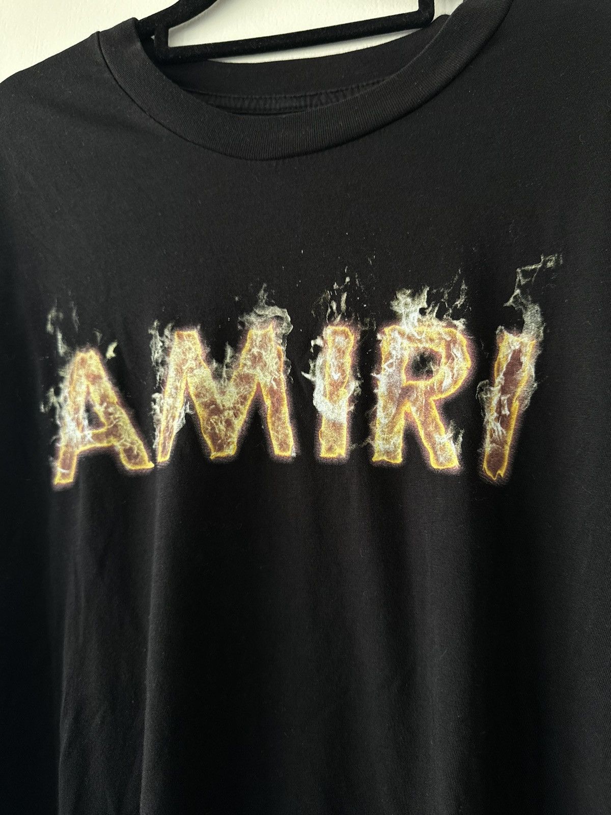 Amiri Amiri Flame Tee Black Size US S / EU 44-46 / 1 - 2 Thumbnail