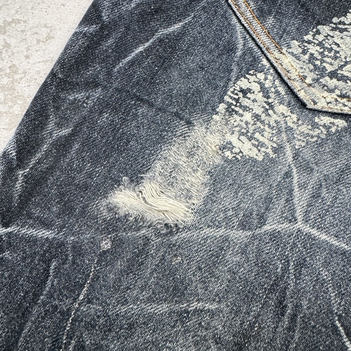 If Six Was Nine Flare - 2000s Distressed Nylaus Jeans Size US 31 - 10 Thumbnail