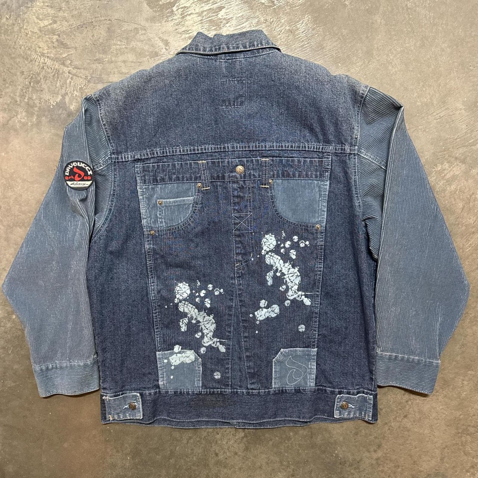 Vintage Vintage Y2K Deadstock Davoucci Corduroy Denim Jean Jacket Size US XL / EU 56 / 4 - 1 Thumbnail