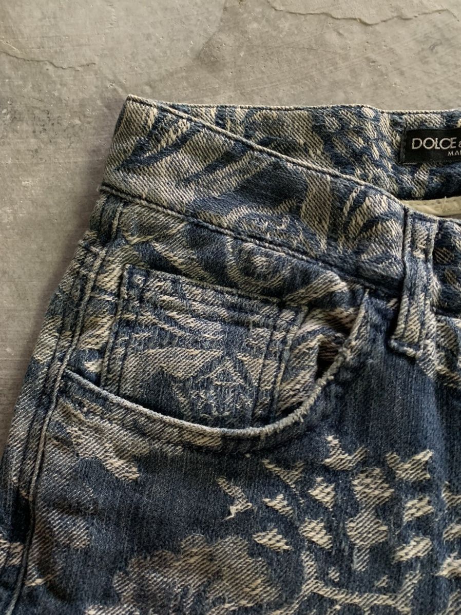 Dolce & Gabbana dolce & gabbana full print jeans design skinny petit fits Size 26" / US 2 / IT 38 - 8 Thumbnail