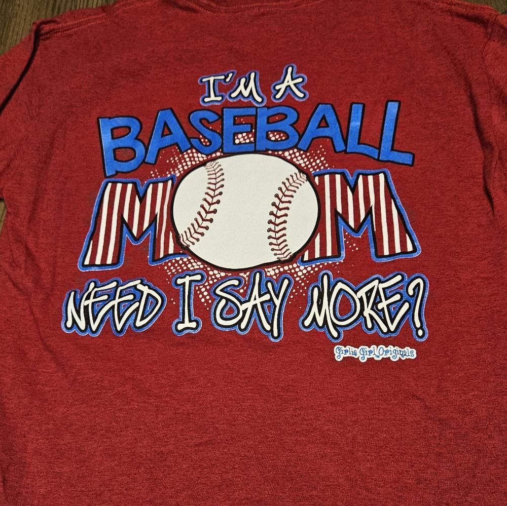 Gildan I'm a Baseball Mom Graphic Tee by Girlie Girl Originals #138 Size M / US 6-8 / IT 42-44 - 1 Thumbnail