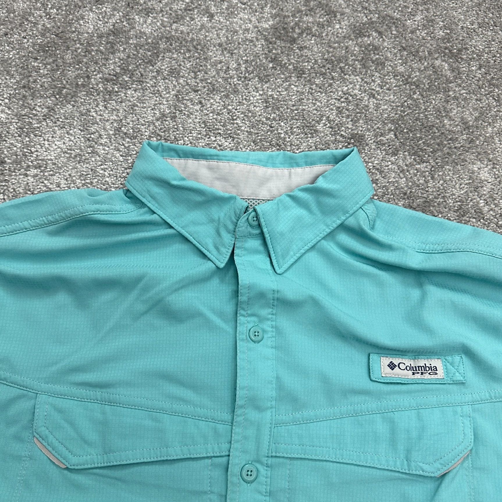 Vintage Columbia Shirt Mens XL Blue PFG Omni-Shade Tamiami Button-Up Long Sleeve Casual Outdoor Sports Size US XL / EU 56 / 4 - 4 Thumbnail