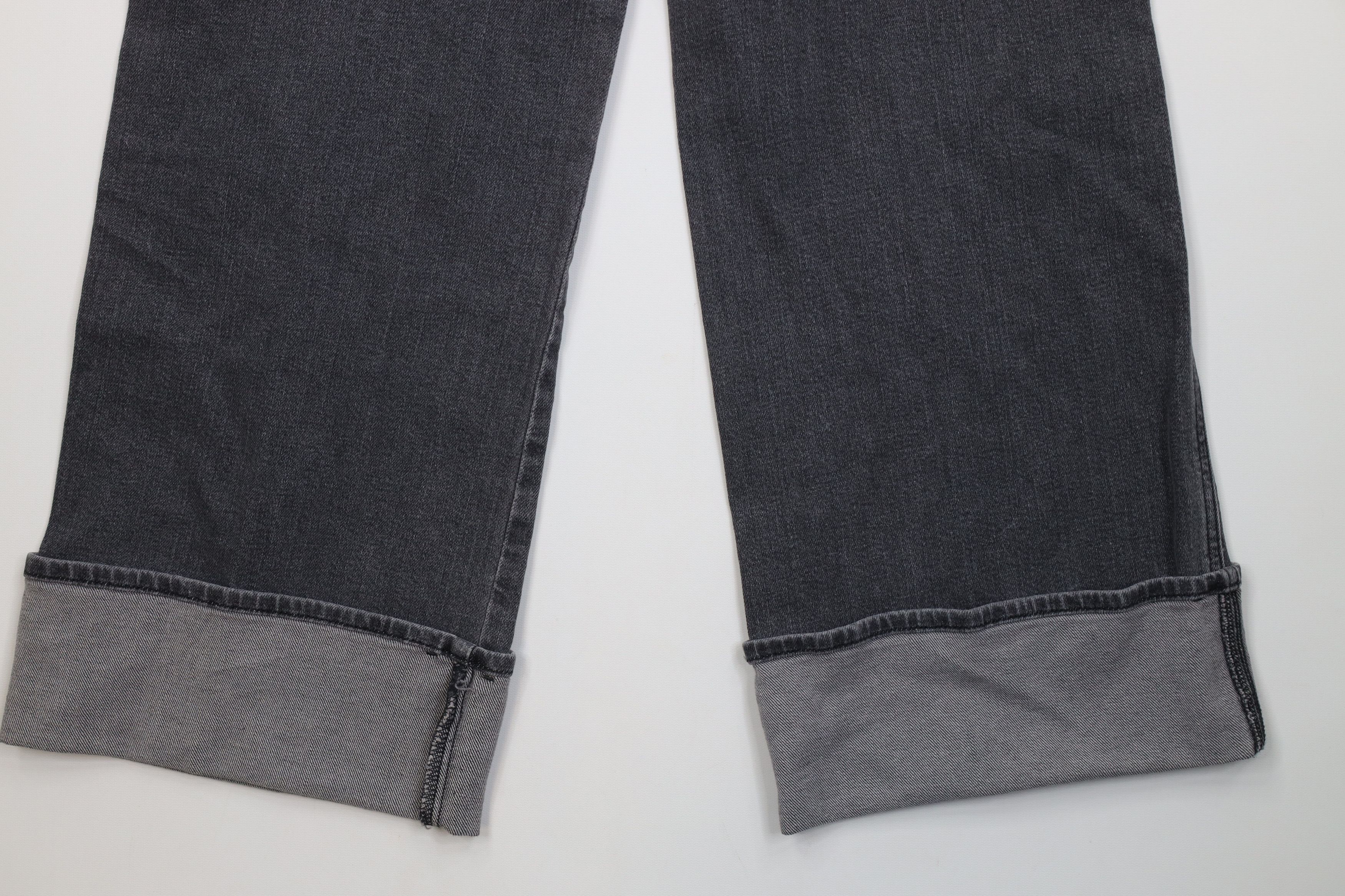 Vintage New Joes Jeans The Trixie Wide Leg Denim Jeans Gray Stretch Size 27" / US 4 / IT 40 - 12 Thumbnail