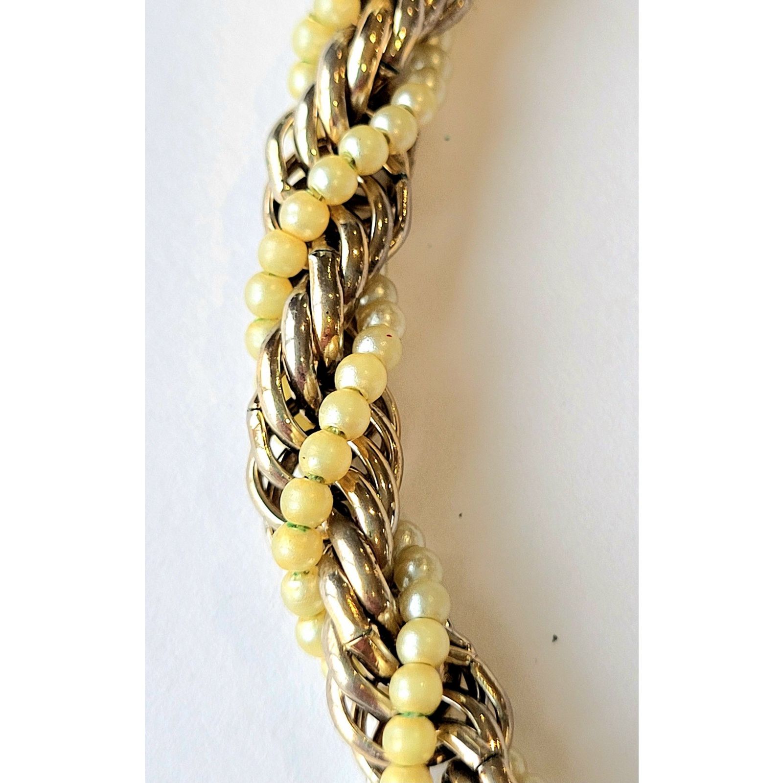 Other Sara Coventry Signed Vintage Necklace Gold Pearls Twist Size ONE SIZE - 2 Thumbnail