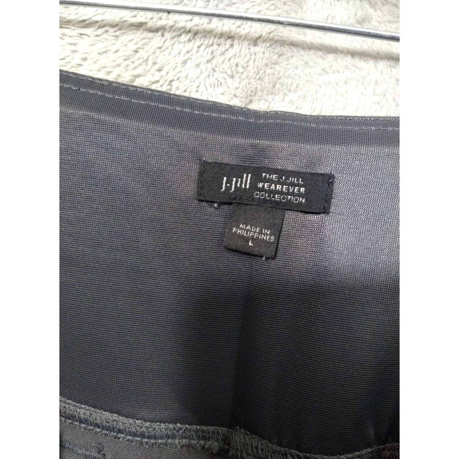 J. Jill J Jill Pants Womens Large Gray Wearever Collection Pull On Stretch High Rise Size 36" / US 14 / IT 50 - 7 Thumbnail