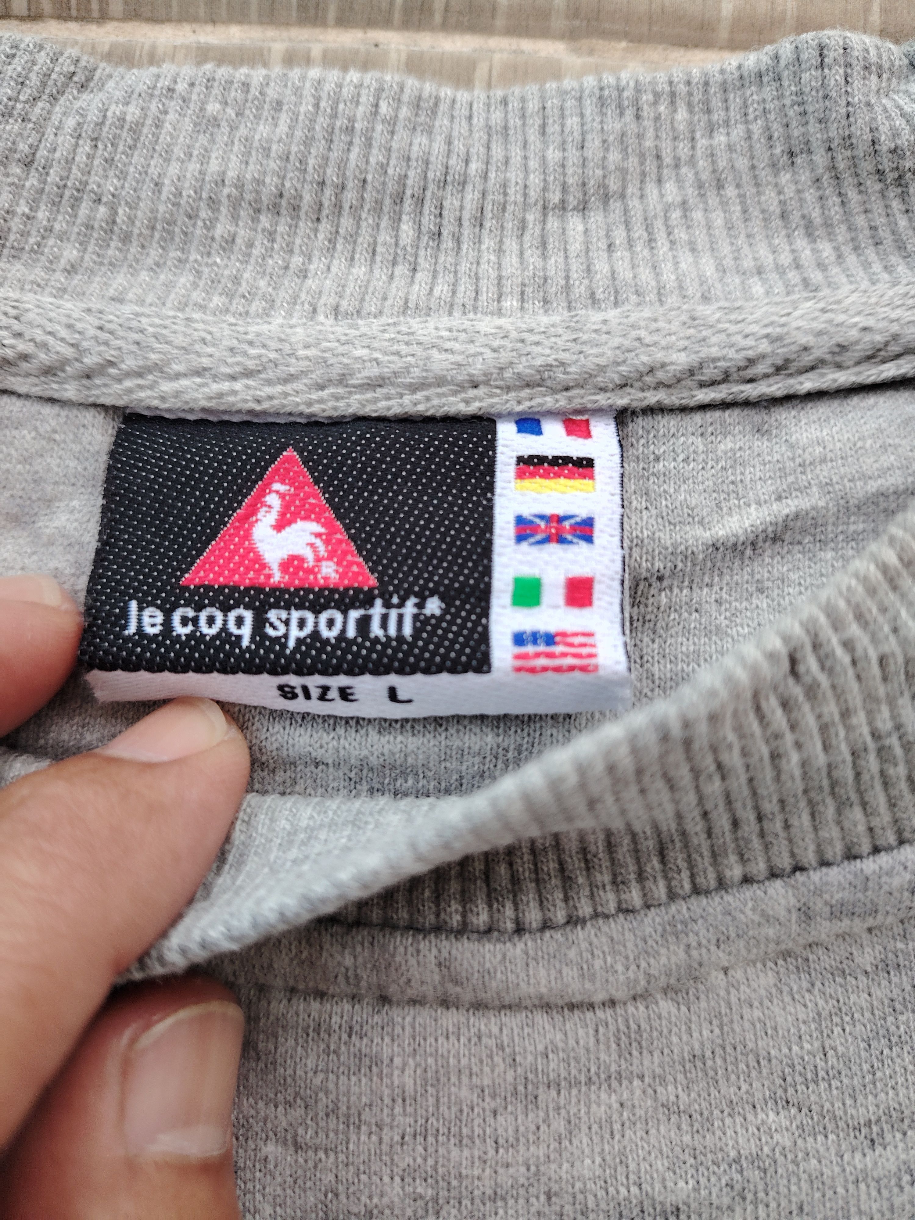 Le Coq Sportif × Vintage Vintage Le Coq Sportif Emboidered Logo Sweatshirt Pullover Size US L / EU 52-54 / 3 - 4 Thumbnail