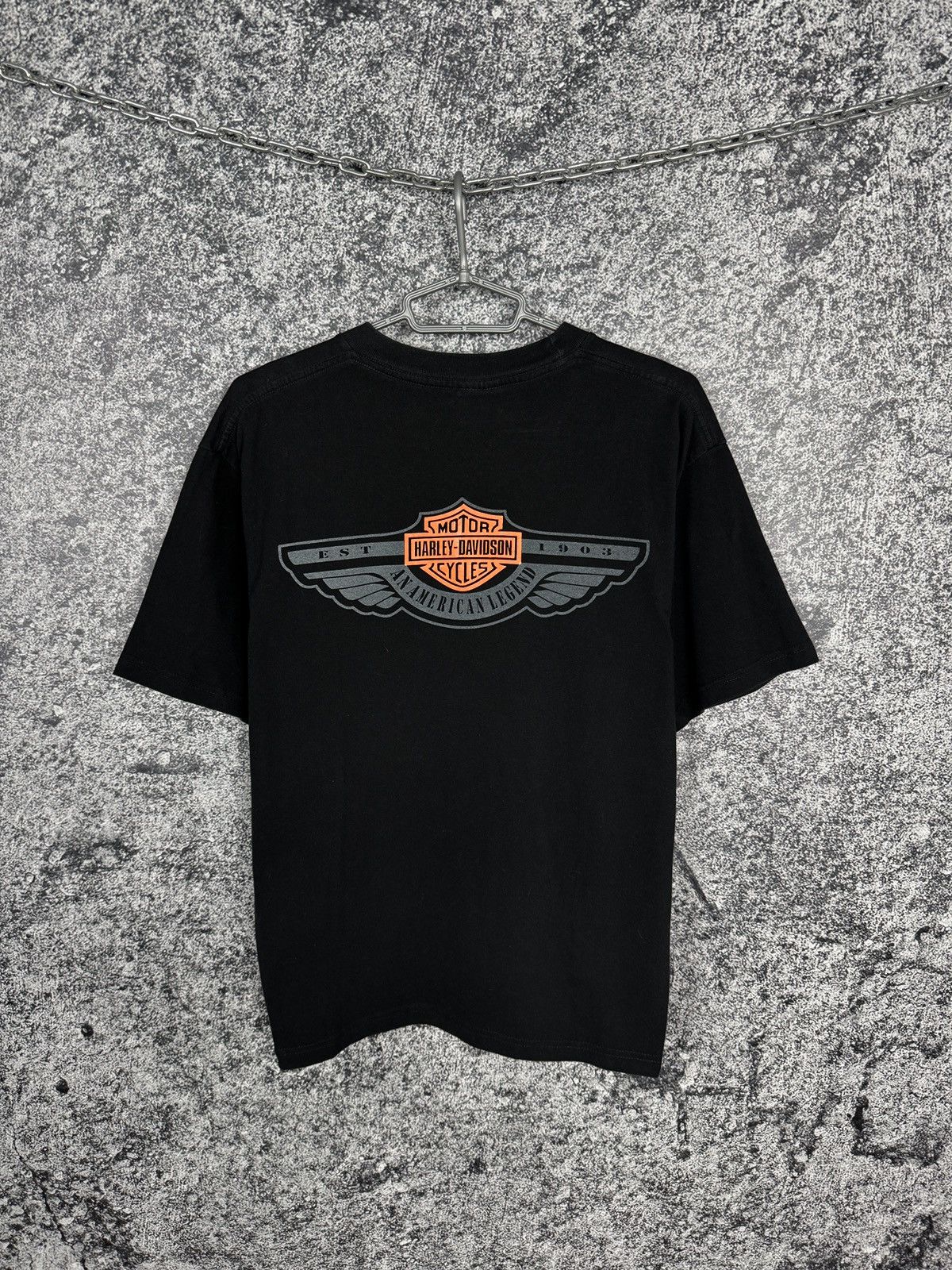 Harley Davidson Harley Davidson American Legend Moto T-Shirt Vintage Size M Size US M / EU 48-50 / 2 - 9 Thumbnail