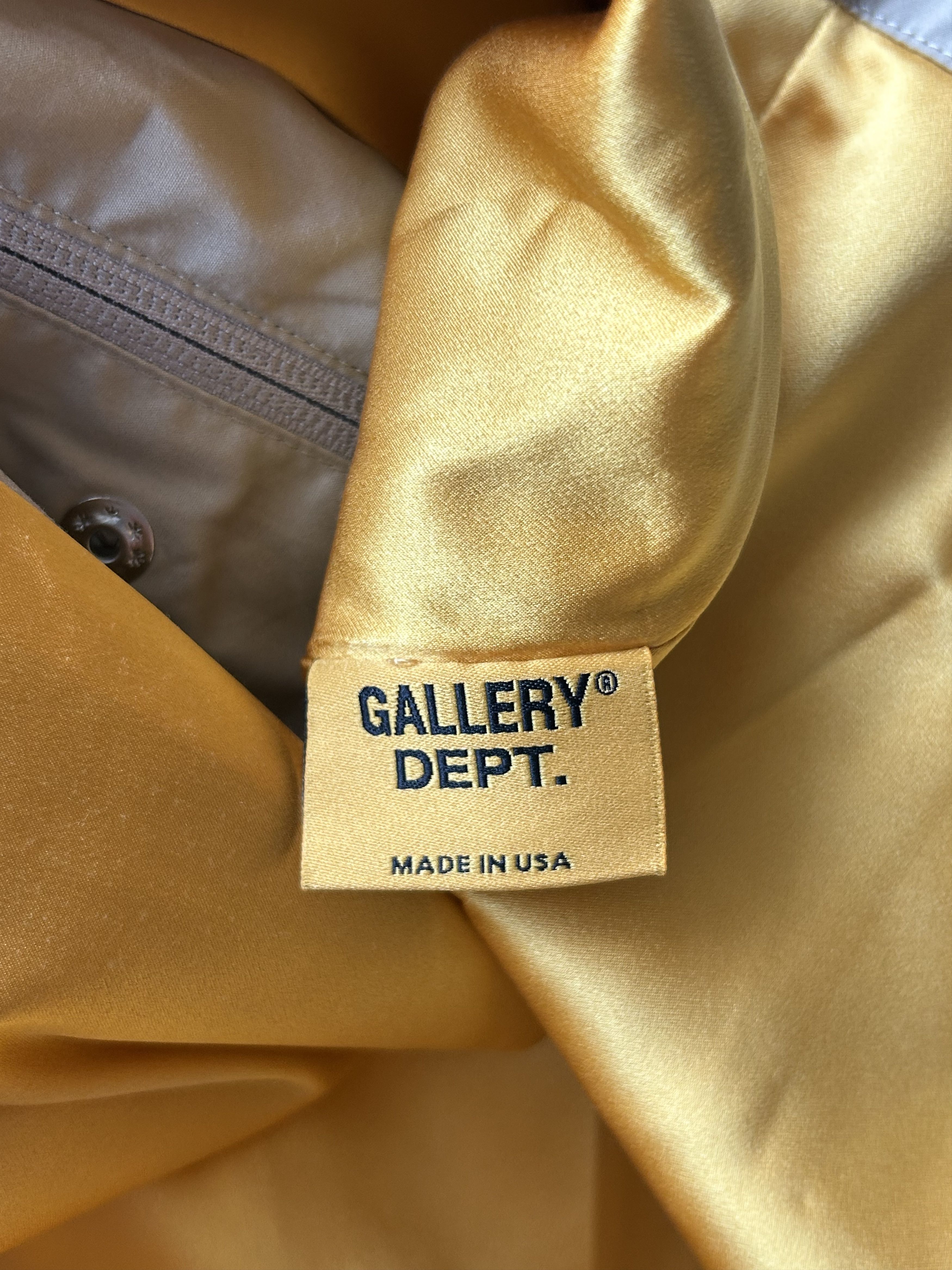 Gallery Dept. Gallery Dept Beige Off Site Embroidered Logo Jacket Size US XS / EU 42 / 0 - 4 Thumbnail