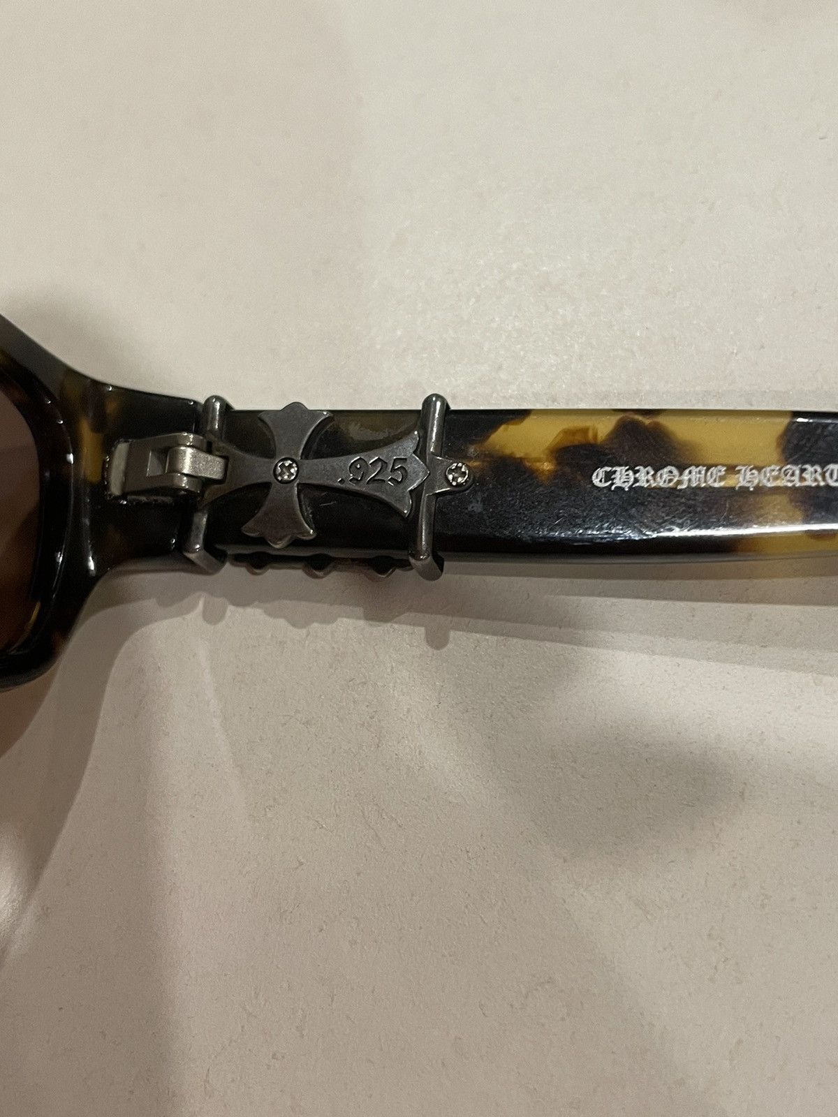 Chrome Hearts Chrome Hearts BELOW ME Sunglasses Silver Cemetery Cross Size ONE SIZE - 11 Thumbnail