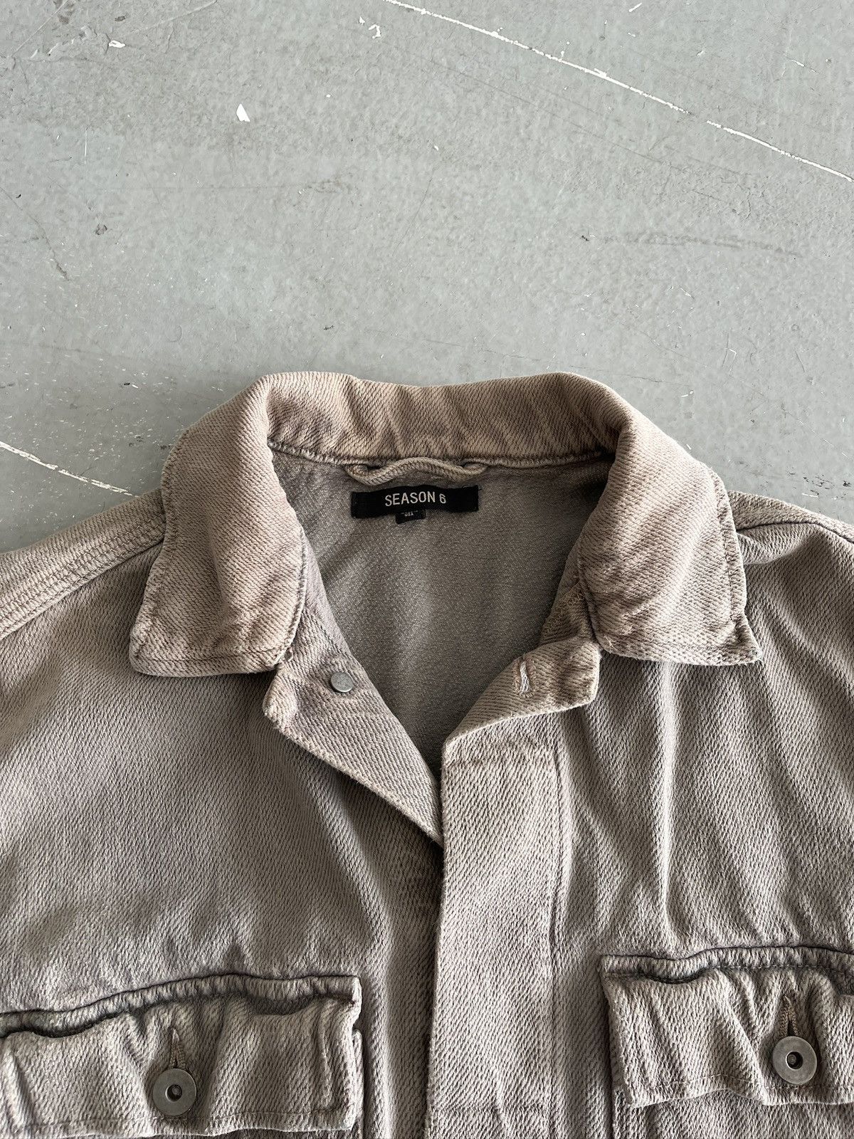 Yeezy Yeezy Season 6 Denim Work Jacket (unisex) Size US S / EU 44-46 / 1 - 5 Thumbnail