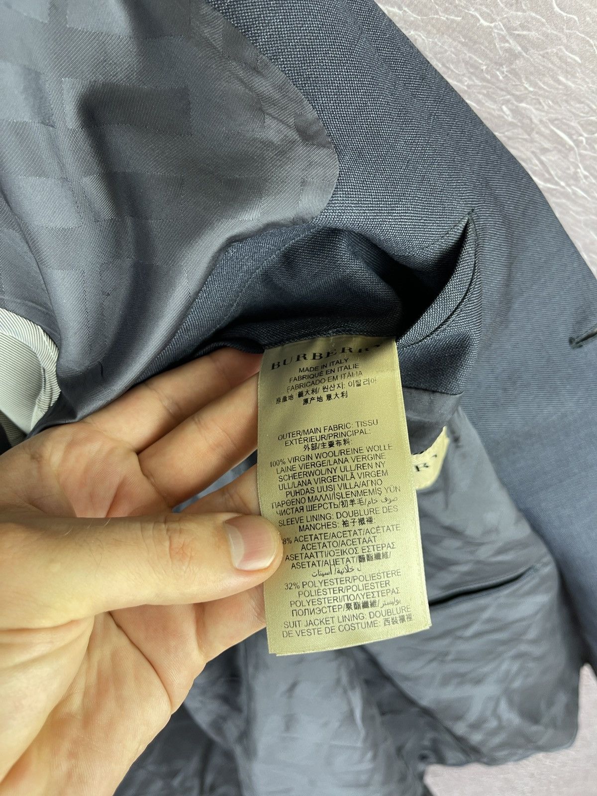 Burberry Burberry London Millbank Travel 2 button blazer check wool Size 42R - 11 Thumbnail