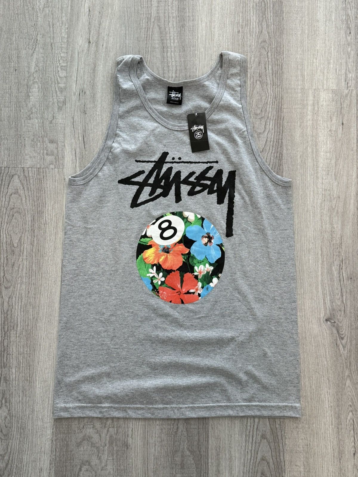 Stussy Stussy OG 8 Ball Flower Top XXL Mens OG DS Size US M / EU 48-50 / 2 - 1 Thumbnail