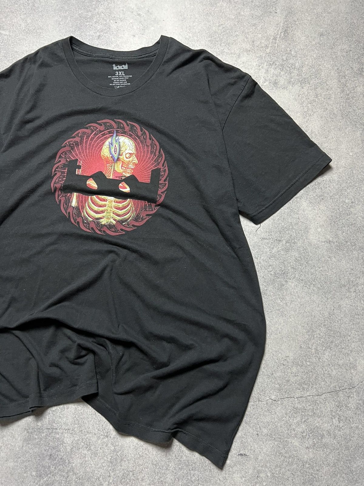 Band Tees × Japanese Brand Y2K Tool Head Skeleton Rhinestones Oversized Tee Shirt Size US XXL / EU 58 / 5 - 3 Thumbnail
