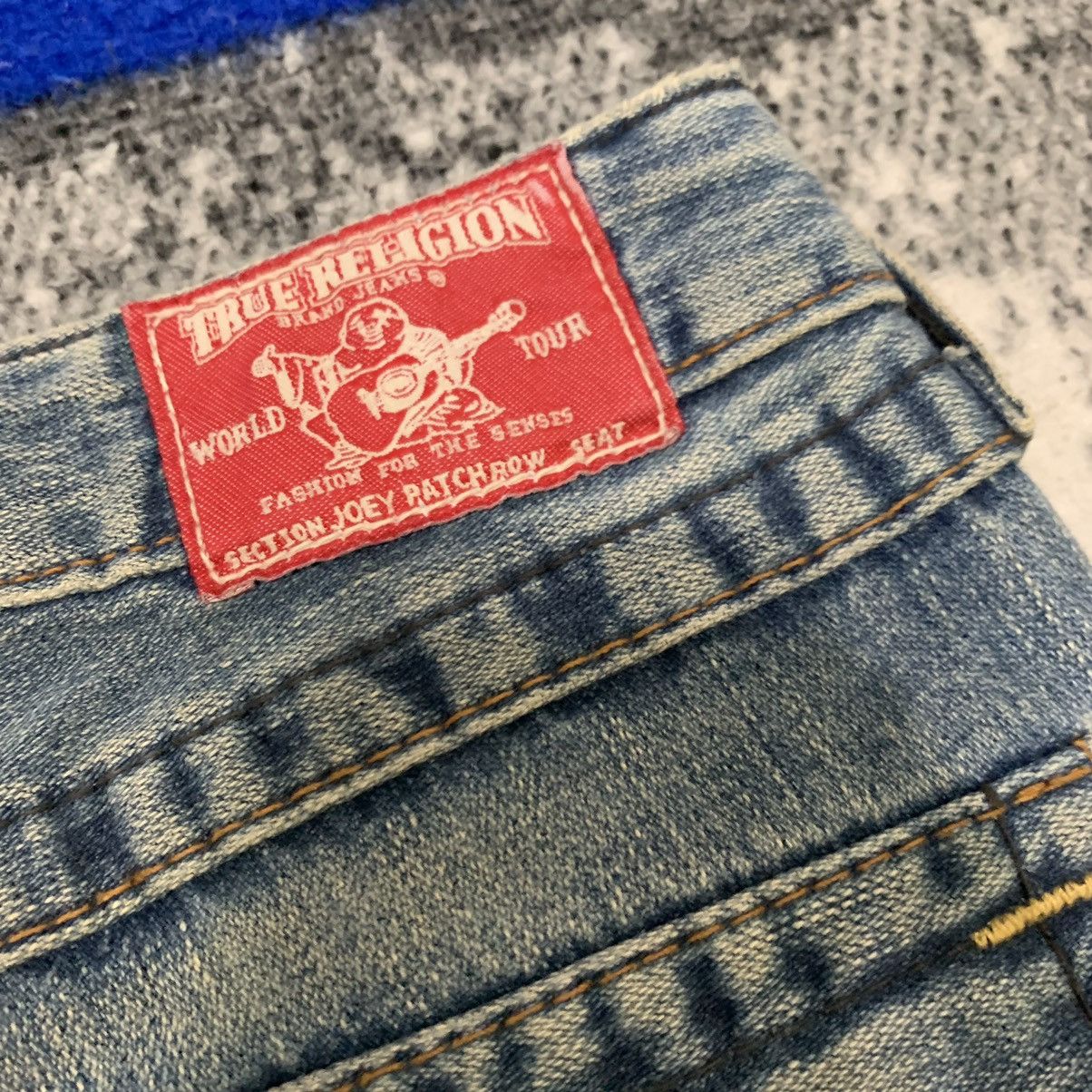 True Religion True Religion Section Joey Patch Distressed Bootcut Jeans Size 27" / US 4 / IT 40 - 14 Thumbnail
