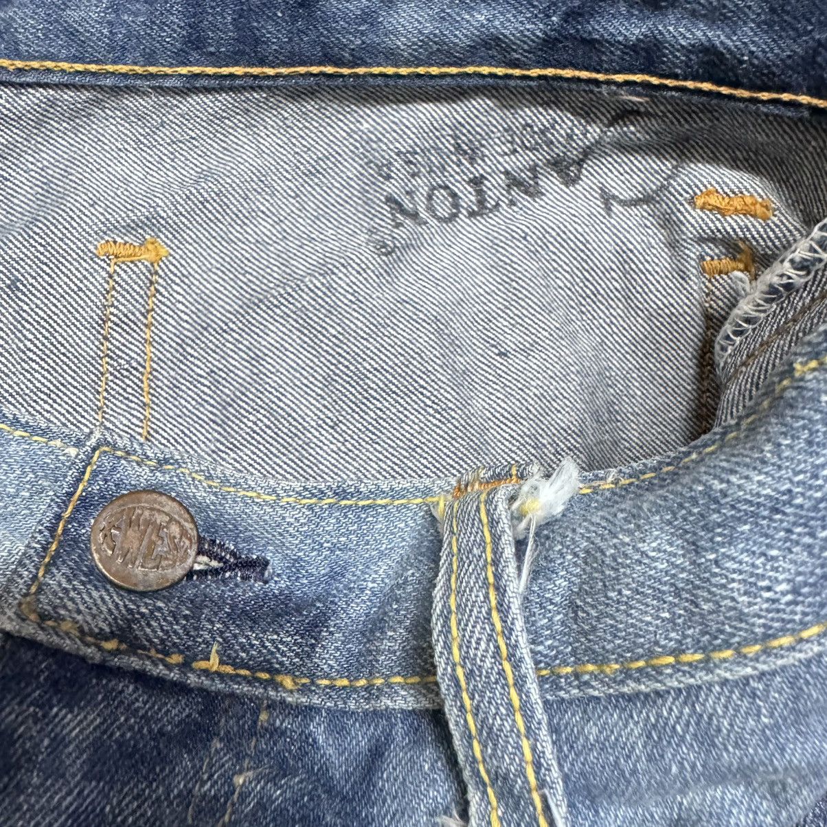 Vintage Vintage X-West Canton Denim Bell Bottom Jeans Size US 30 / EU 46 - 12 Thumbnail