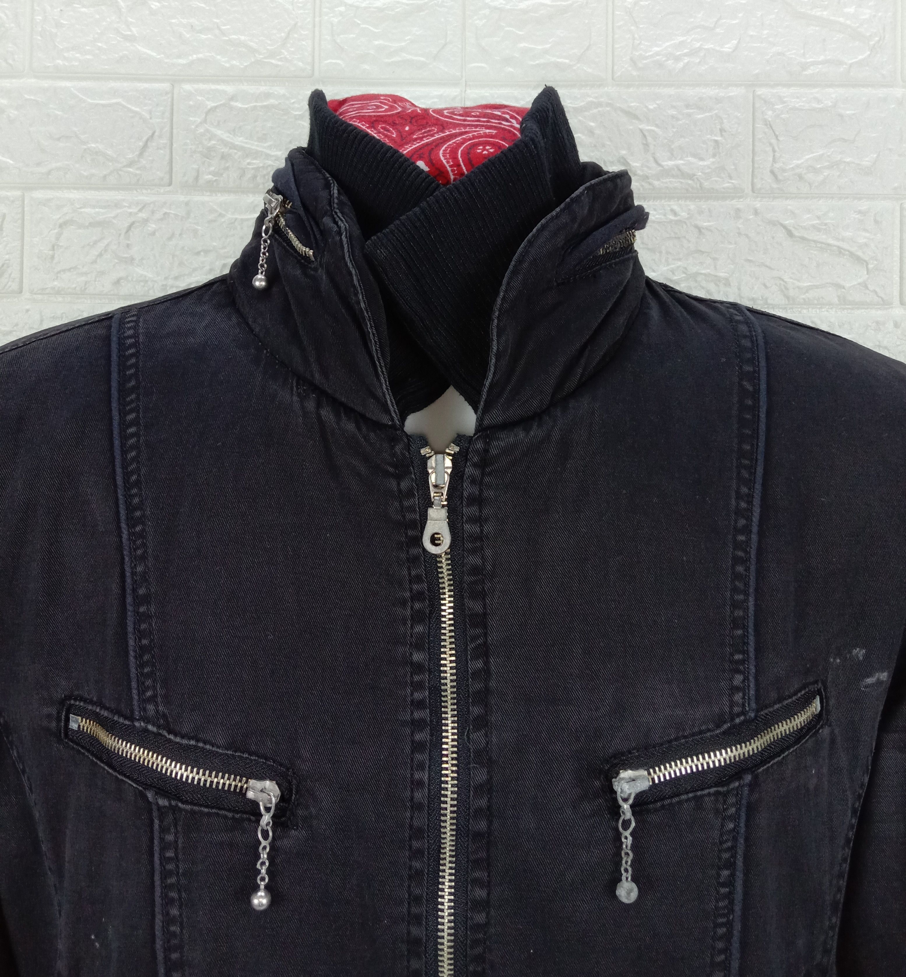In The Attic Vintage In The Attic Punk Bondage Multi Pocket Black Jacket Size US L / EU 52-54 / 3 - 7 Thumbnail