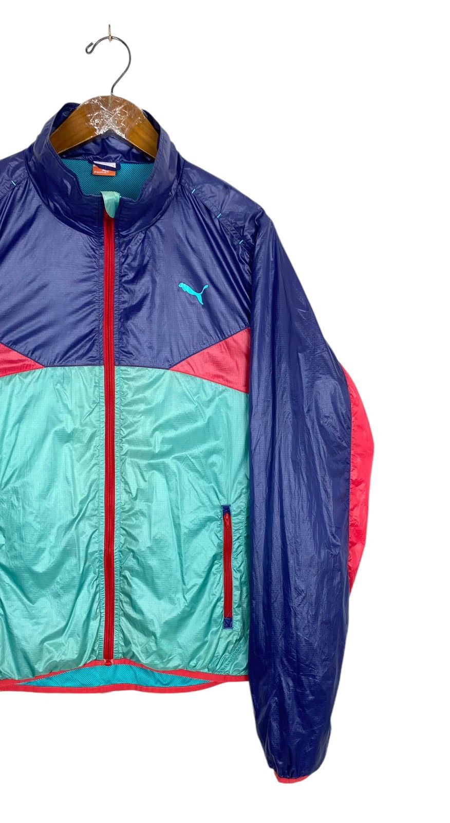 Puma Rare‼️ Puma Colour Block Light Jacket Size US M / EU 48-50 / 2 - 3 Thumbnail