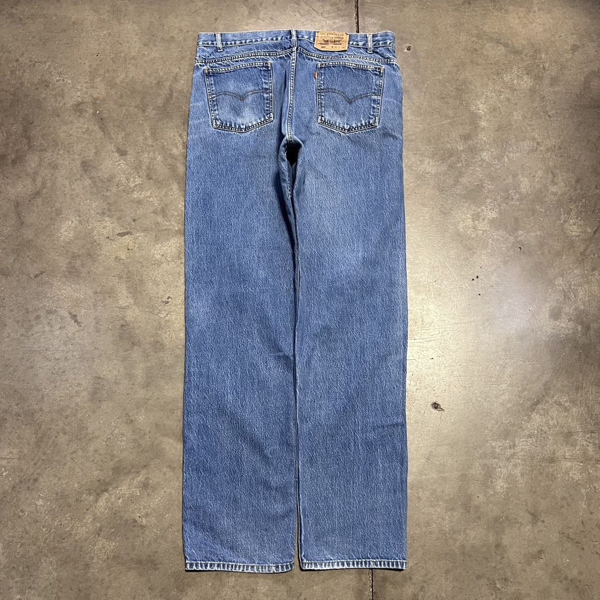 Levi's × Vintage Vintage 90s Levis 550 Orange Tab Denim Jeans Faded Western Size US 40 / EU 56 - 1 Thumbnail