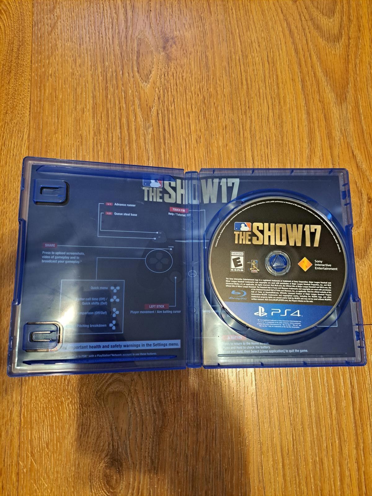 MLB The Show 2017 PS4 Video Game Good Condition Size ONE SIZE - 3 Thumbnail