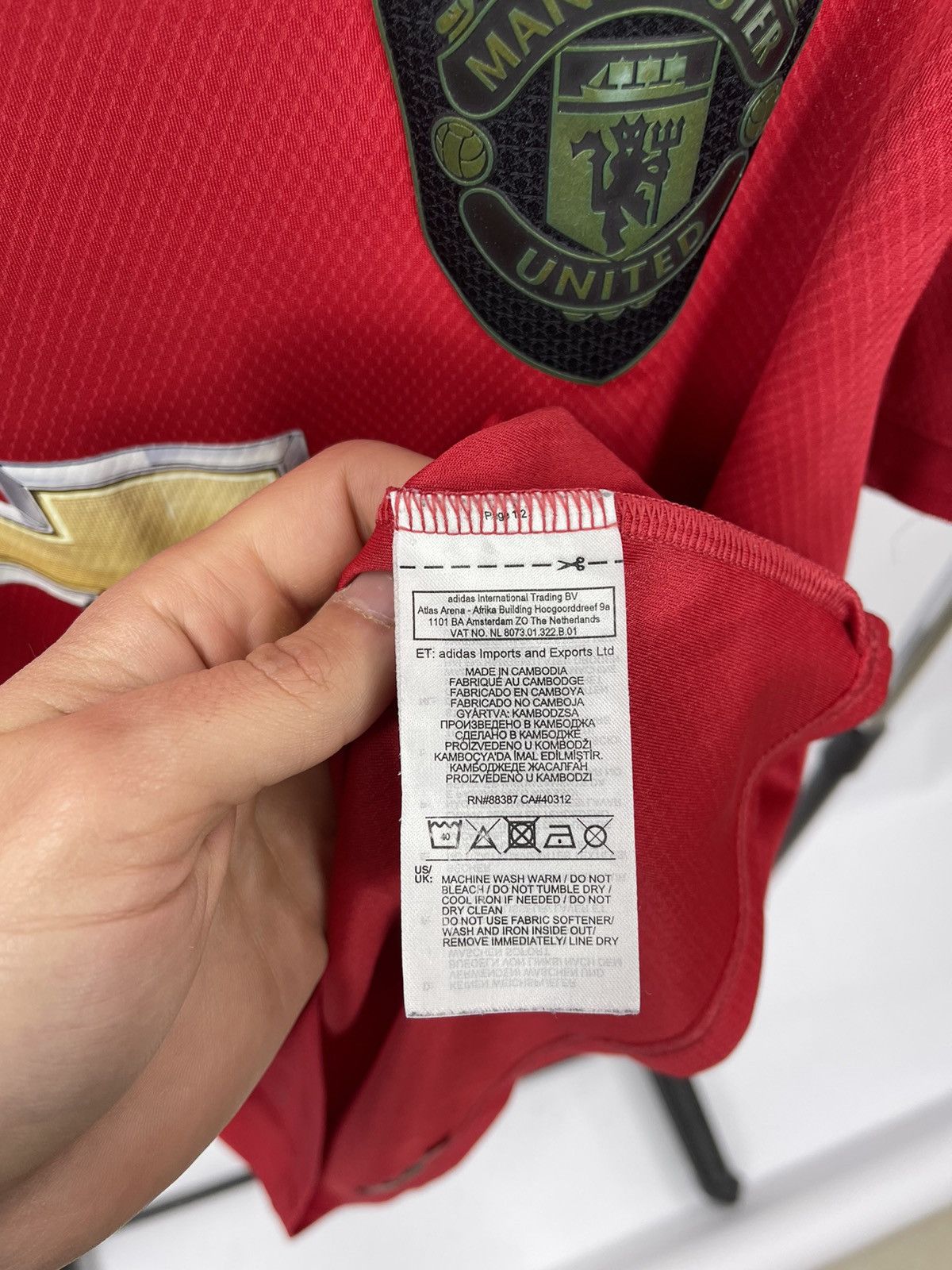 Adidas Manchester United Jersey Size Large Shirt 2019 - 2020 Adidas Size US L / EU 52-54 / 3 - 5 Thumbnail