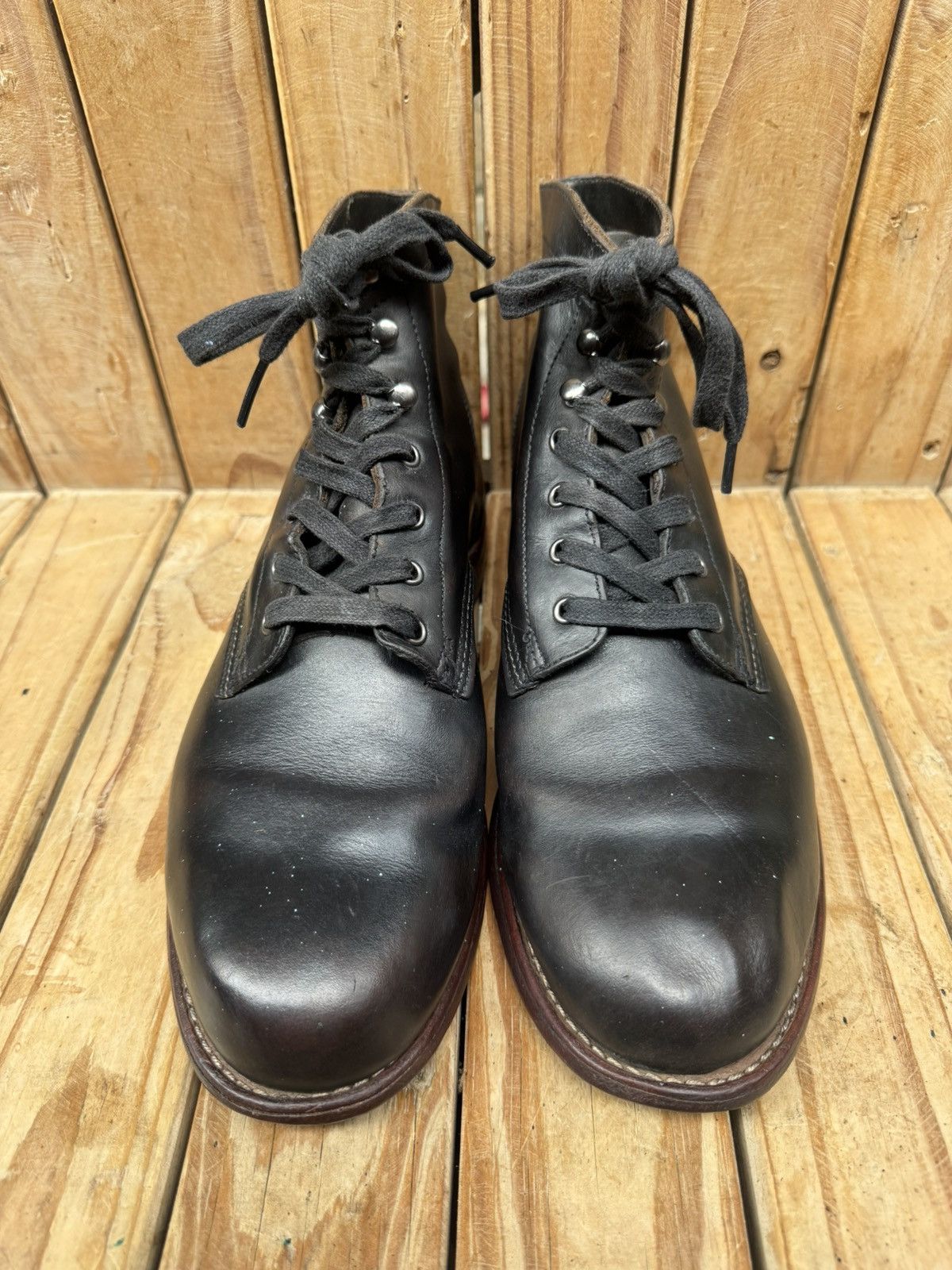 Wolverine Wolverine 1000 Miles Black Leather Boots sz USA 9 D Size US 9 / EU 42 - 3 Thumbnail