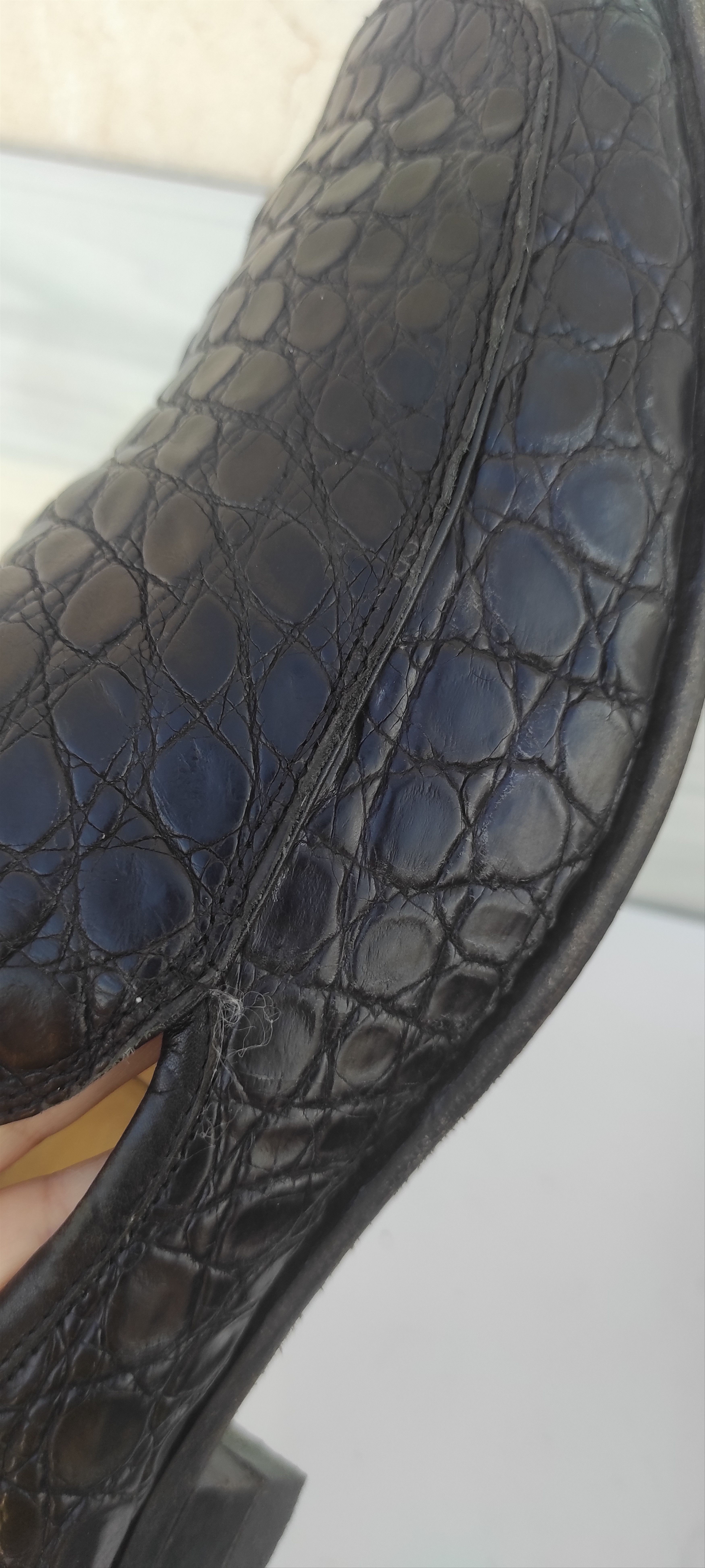Cole Haan Cole Haan Genuine Crocodile Slip-On Loafer Size 9 1/2 Size US 9.5 / EU 42-43 - 10 Thumbnail