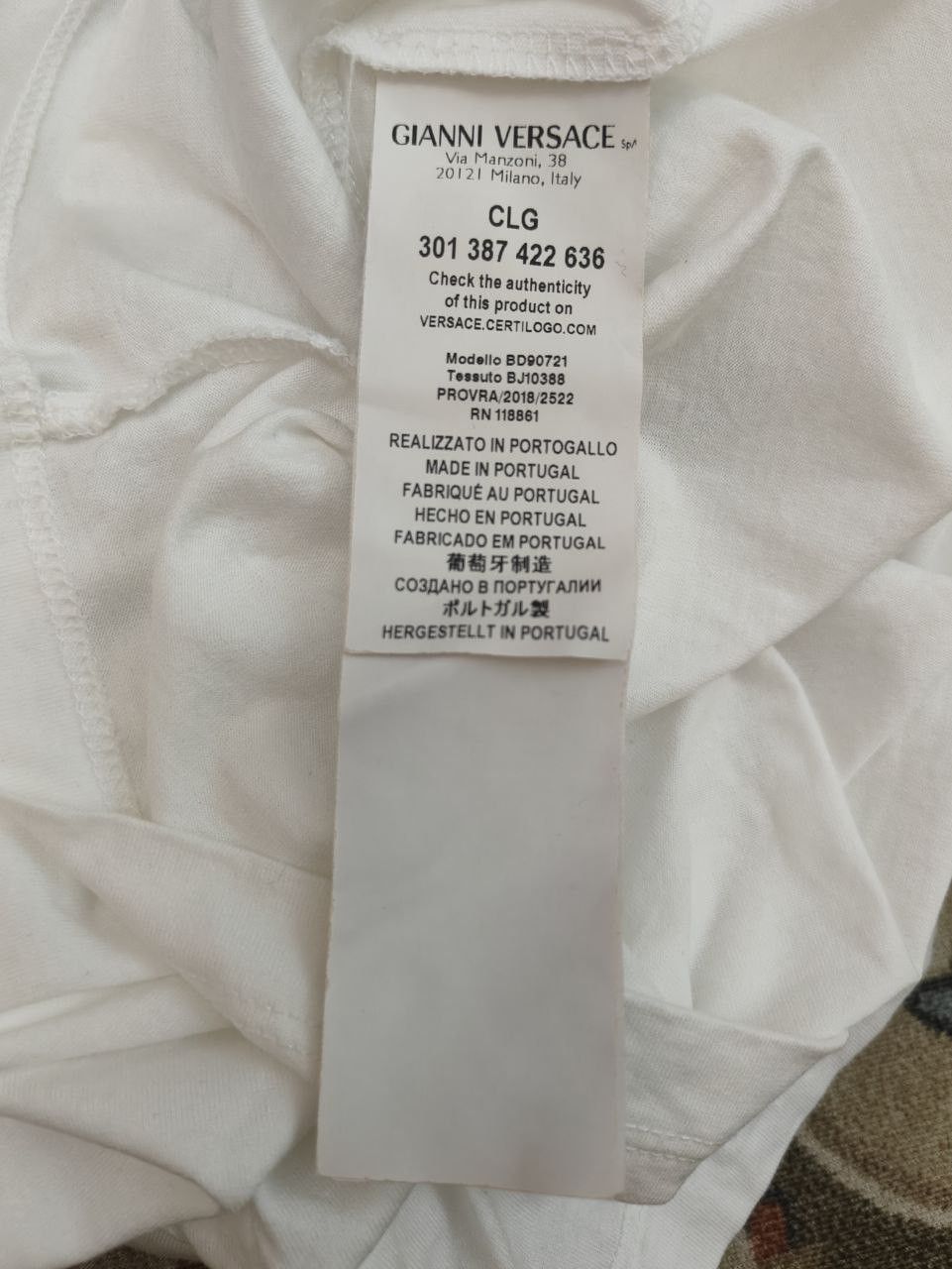 Versace Gianni Versace Big Logo T Size S / US 4 / IT 40 - 4 Thumbnail