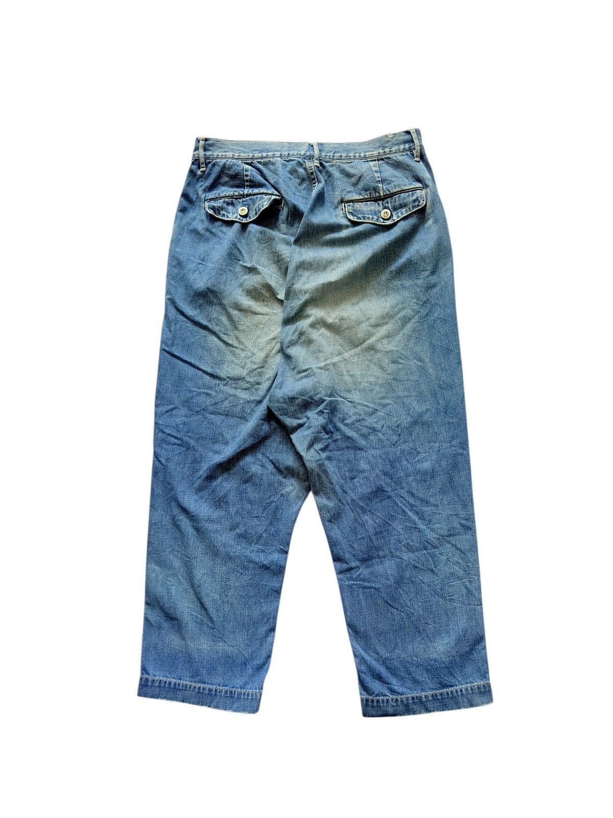 Beauty Beast ARTE POVERA DROP CROTH PATCHWORK JEANS Size US 30 / EU 46 - 2 Thumbnail