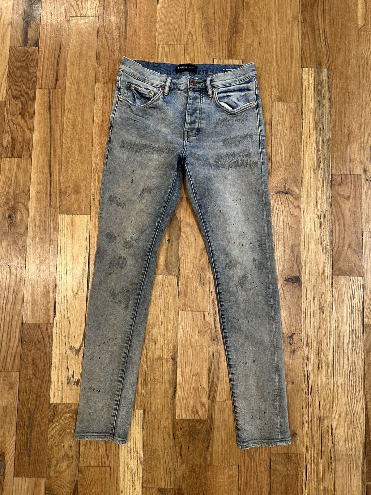 Purple Brand Purple Brand Stitched Blue Denim Jeans Size 30 Size US 30 / EU 46 - 1 Thumbnail