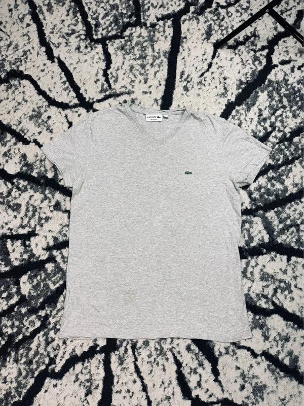 Lacoste Lacoste basic logo t-shirt gray S Size US S / EU 44-46 / 1 - 1 Thumbnail