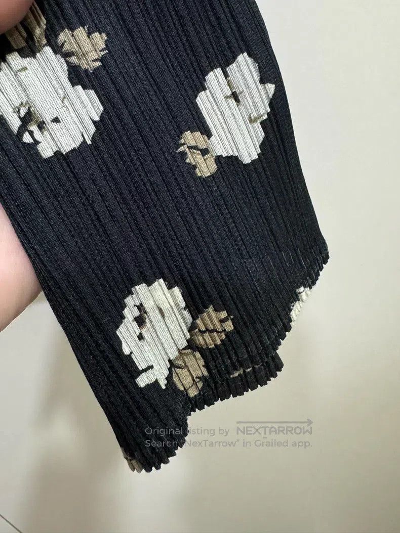 Issey Miyake Issey Miyake Black Floral Vest Size L / US 10 / IT 46 - 7 Thumbnail