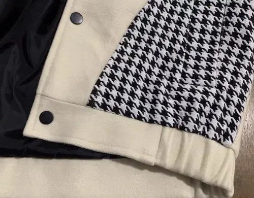 VIBE Riruuko x Iken Retro houndstooth patchwork jacket coat Size US M / EU 48-50 / 2 - 7 Thumbnail