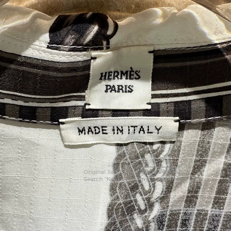 Hermes Hermes 25 Model Leather Chain Printed Silk Chiffon Dress Size XS / US 0-2 / IT 36-38 - 3 Thumbnail