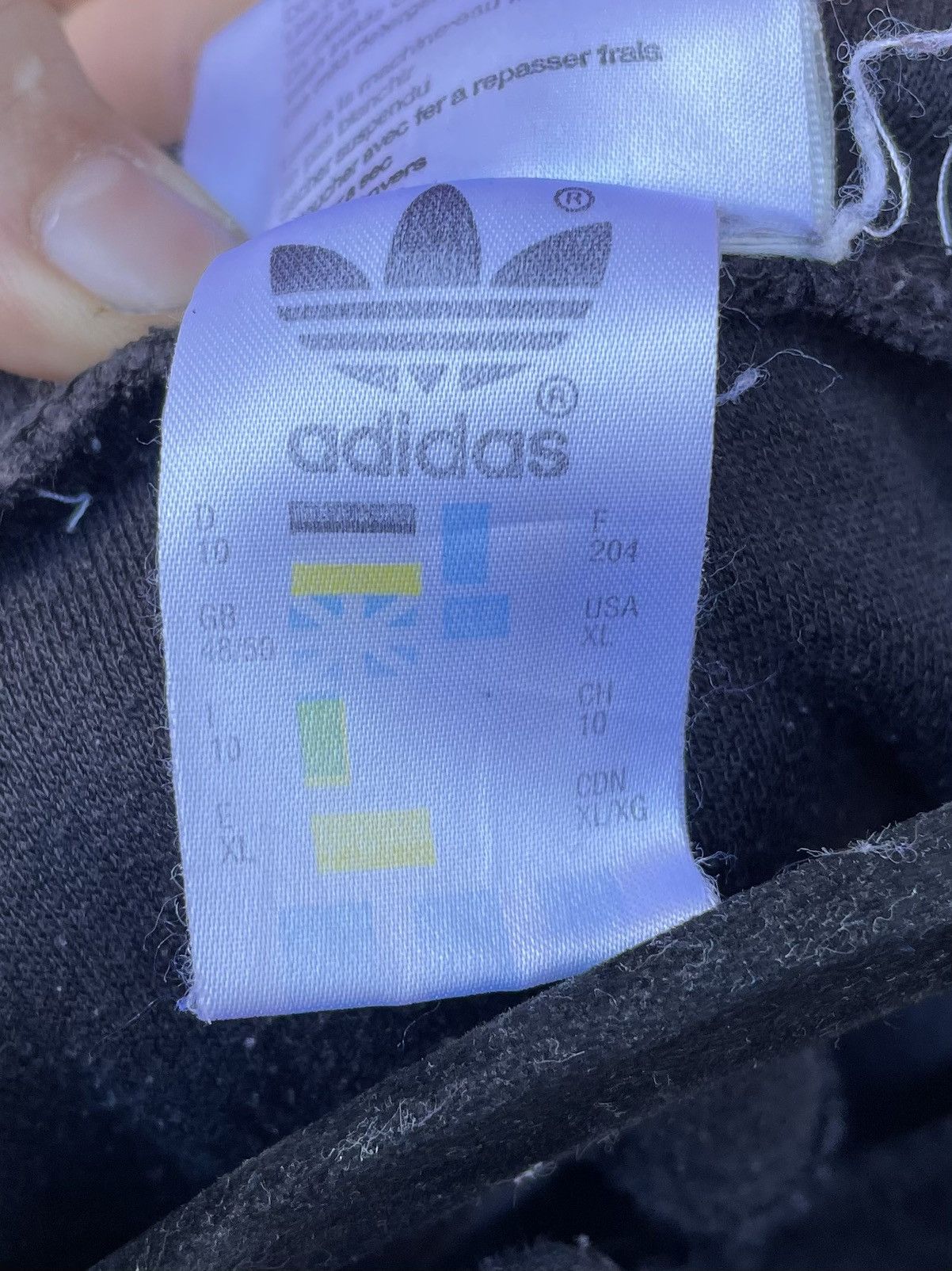 Adidas Vintage Adidas 3 Stripe Hoodie Men’s XL Black Embroidered Size US XL / EU 56 / 4 - 3 Thumbnail