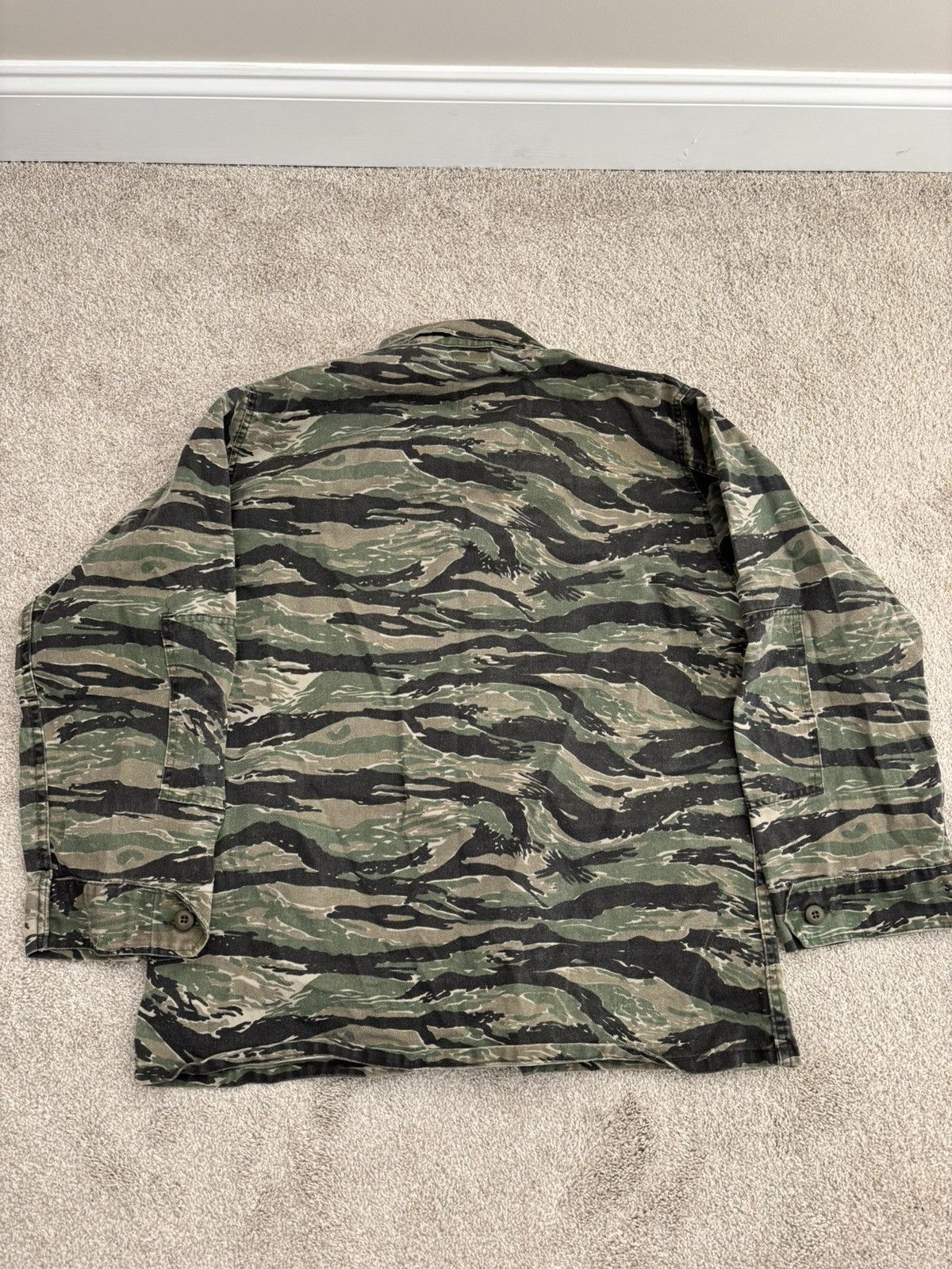 Vintage Vintage Tiger Camo Military Jacket Size US XL / EU 56 / 4 - 3 Thumbnail