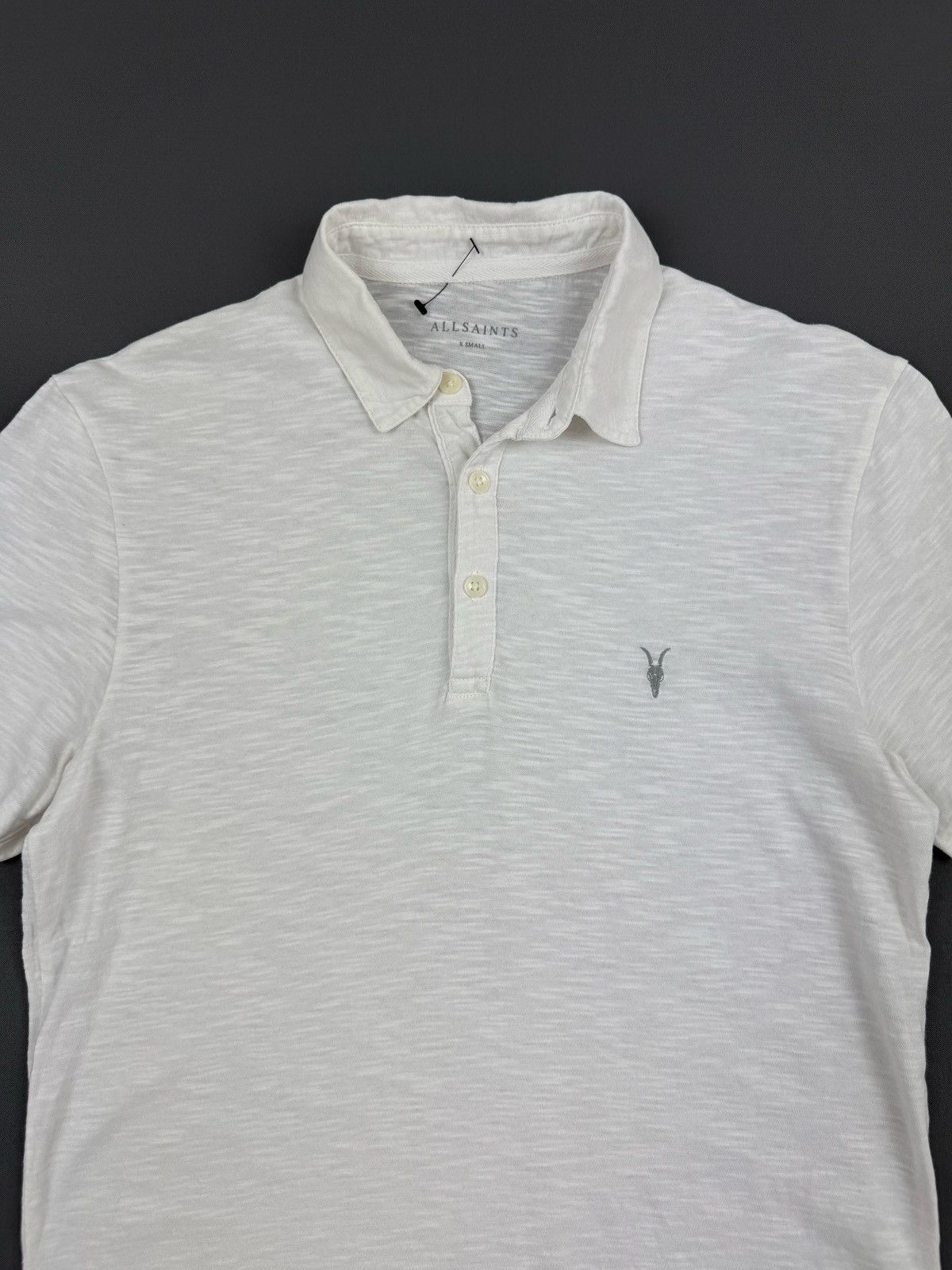 Allsaints AllSaints Basic White Soul Polo Size US XS / EU 42 / 0 - 2 Thumbnail