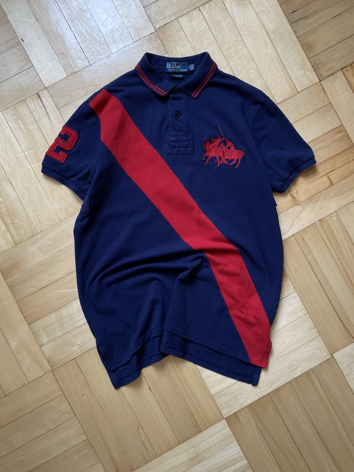 Polo Ralph Lauren × Vintage Vintage Polo Ralph Lauren Big Logo Shirt #2 Size US L / EU 52-54 / 3 - 1 Thumbnail