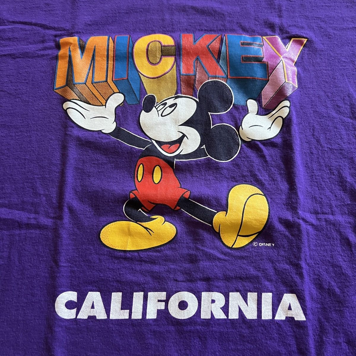 Disney Vintage 90s Mickey Unlimited California graphic shirt Size US XL / EU 56 / 4 - 2 Thumbnail