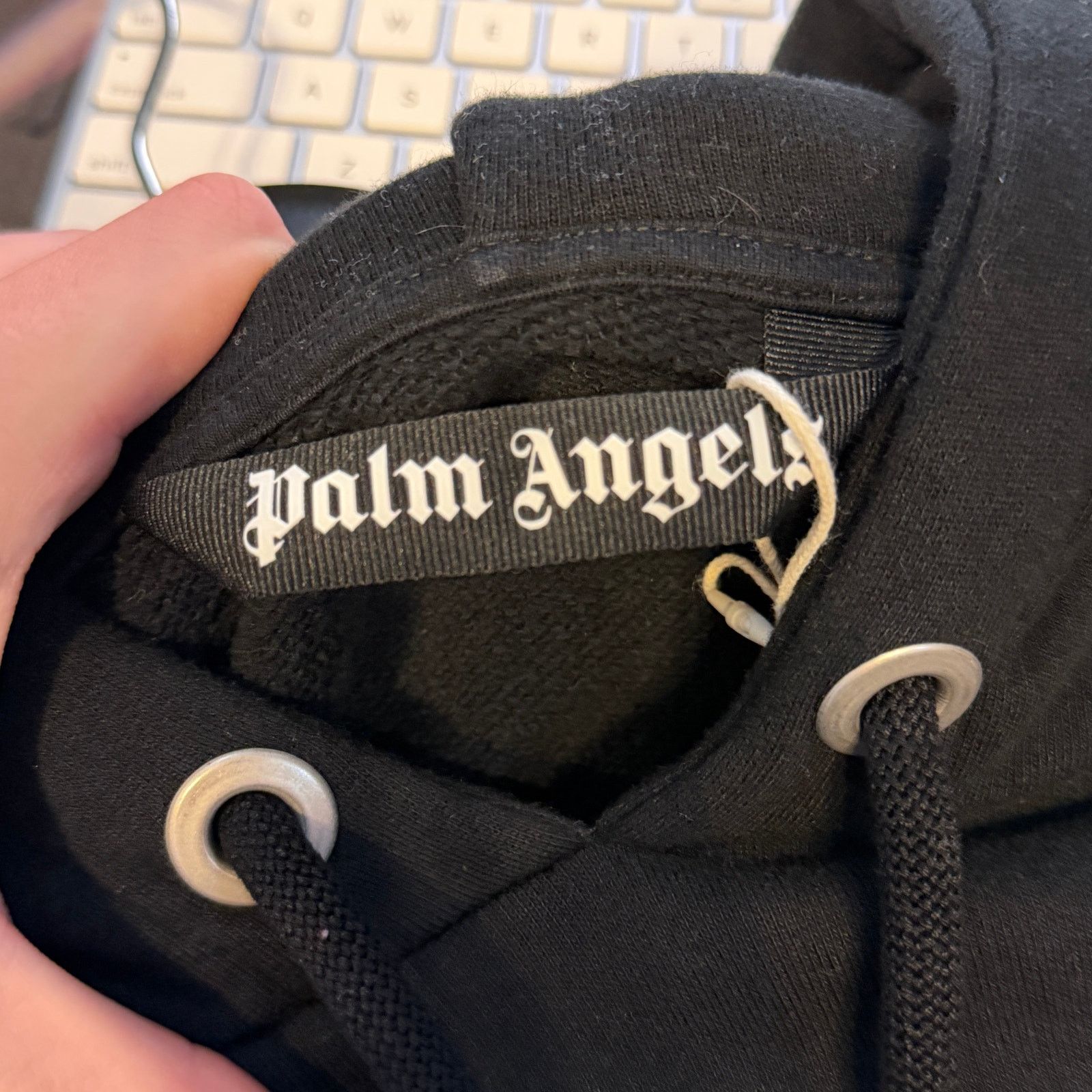 Palm Angels Palm Angels Sprayed Logo St. Moritz Hoodie Size US XXL / EU 58 / 5 - 3 Thumbnail