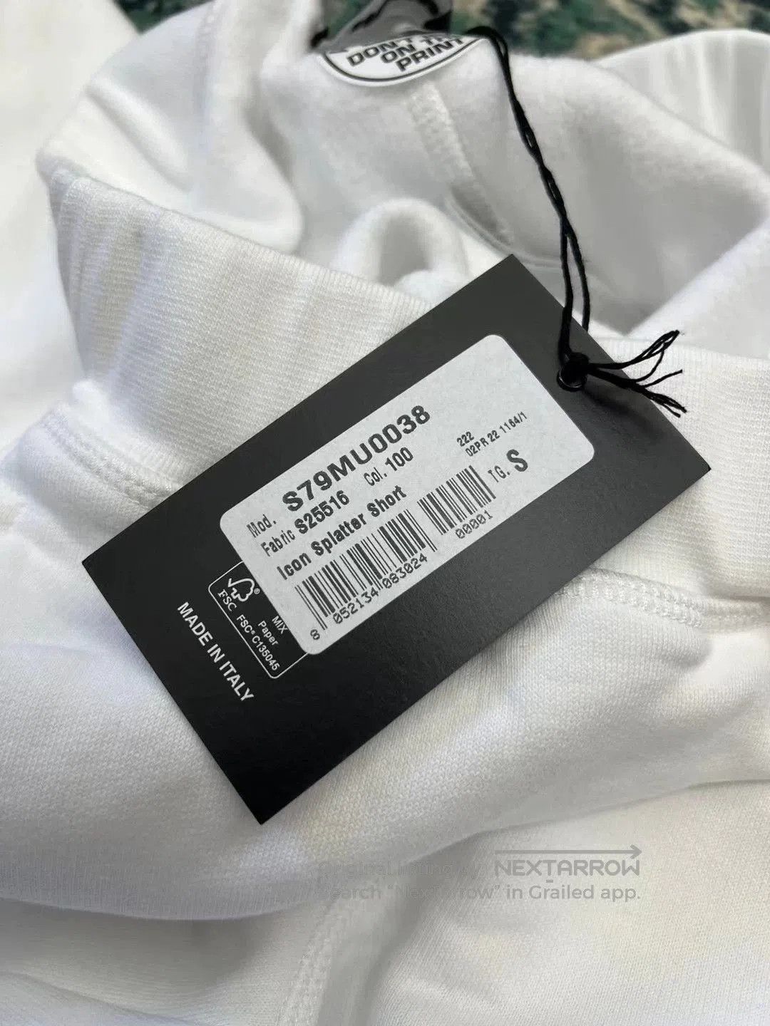 Dsquared2 Dsquared2 White Shorts ICON Edition. Size US 26 / EU 42 - 5 Thumbnail