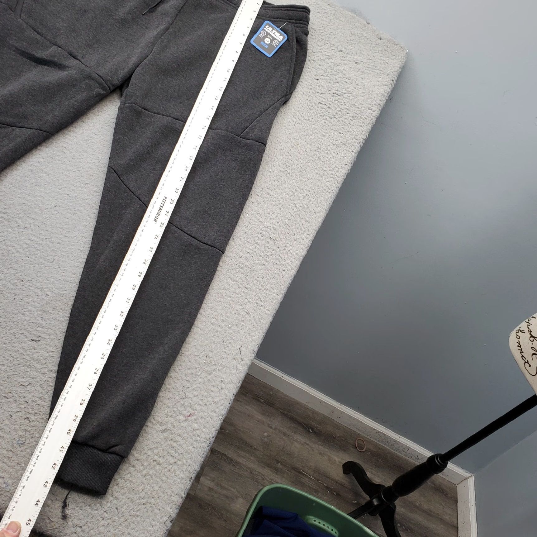 Vintage Ultra Performance Sweatpants Men 3X Charcoal Gray Tech Fleece Drawstring Pants Size US 39 - 4 Thumbnail