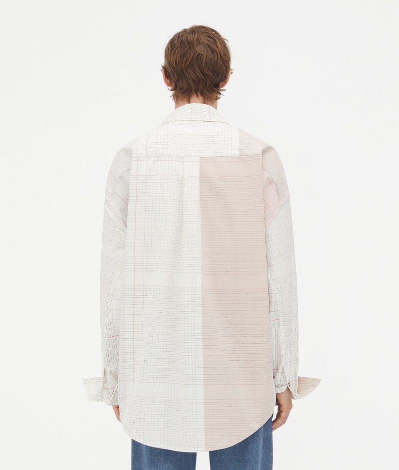 Bottega Veneta o1bcso1str0426 Notebook Cotton Shirt in Multicolor Size US M / EU 48-50 / 2 - 3 Thumbnail