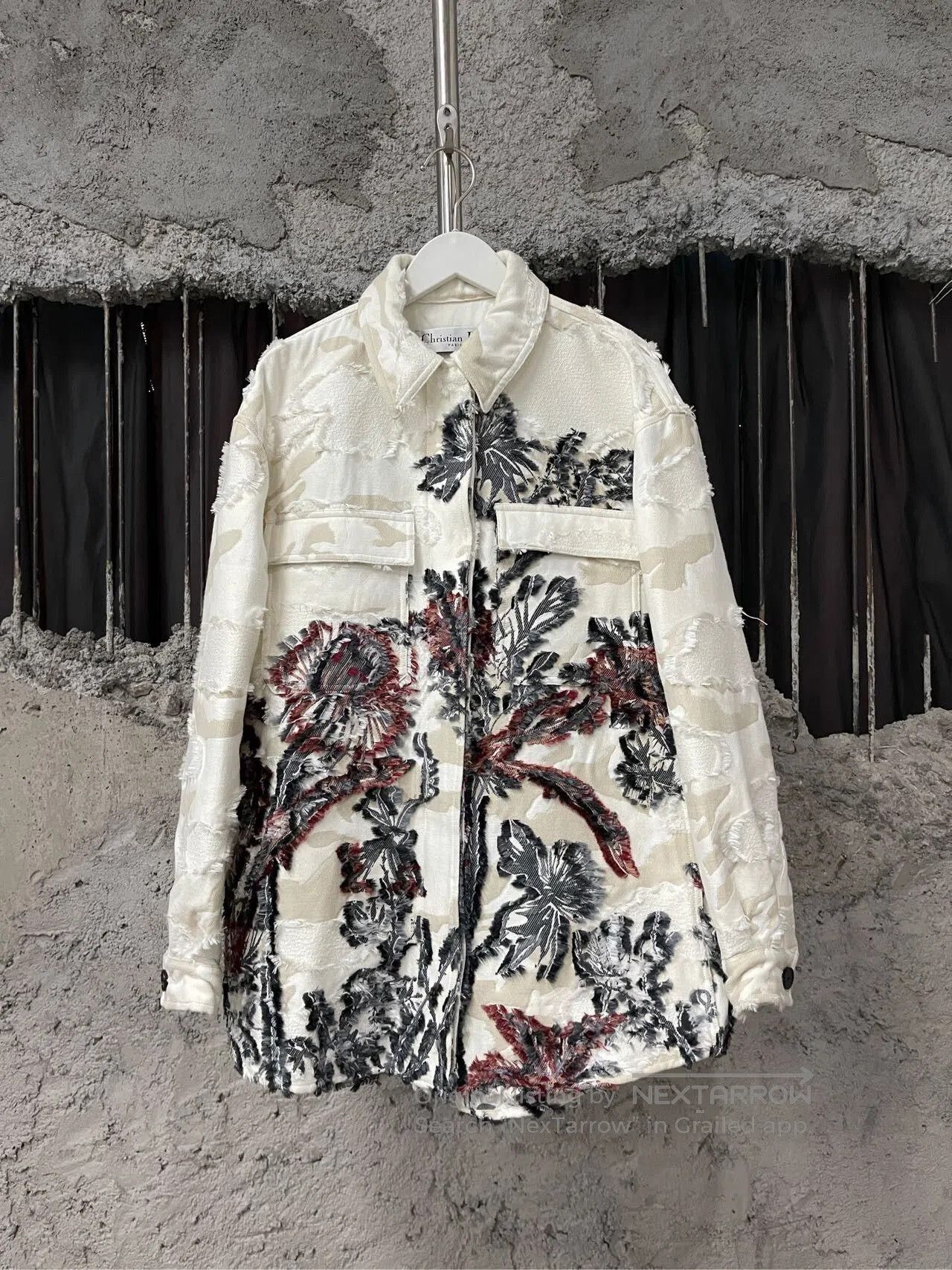 Dior Dior Distressed Denim Jacket. Size XS / US 0-2 / IT 36-38 - 1 Thumbnail