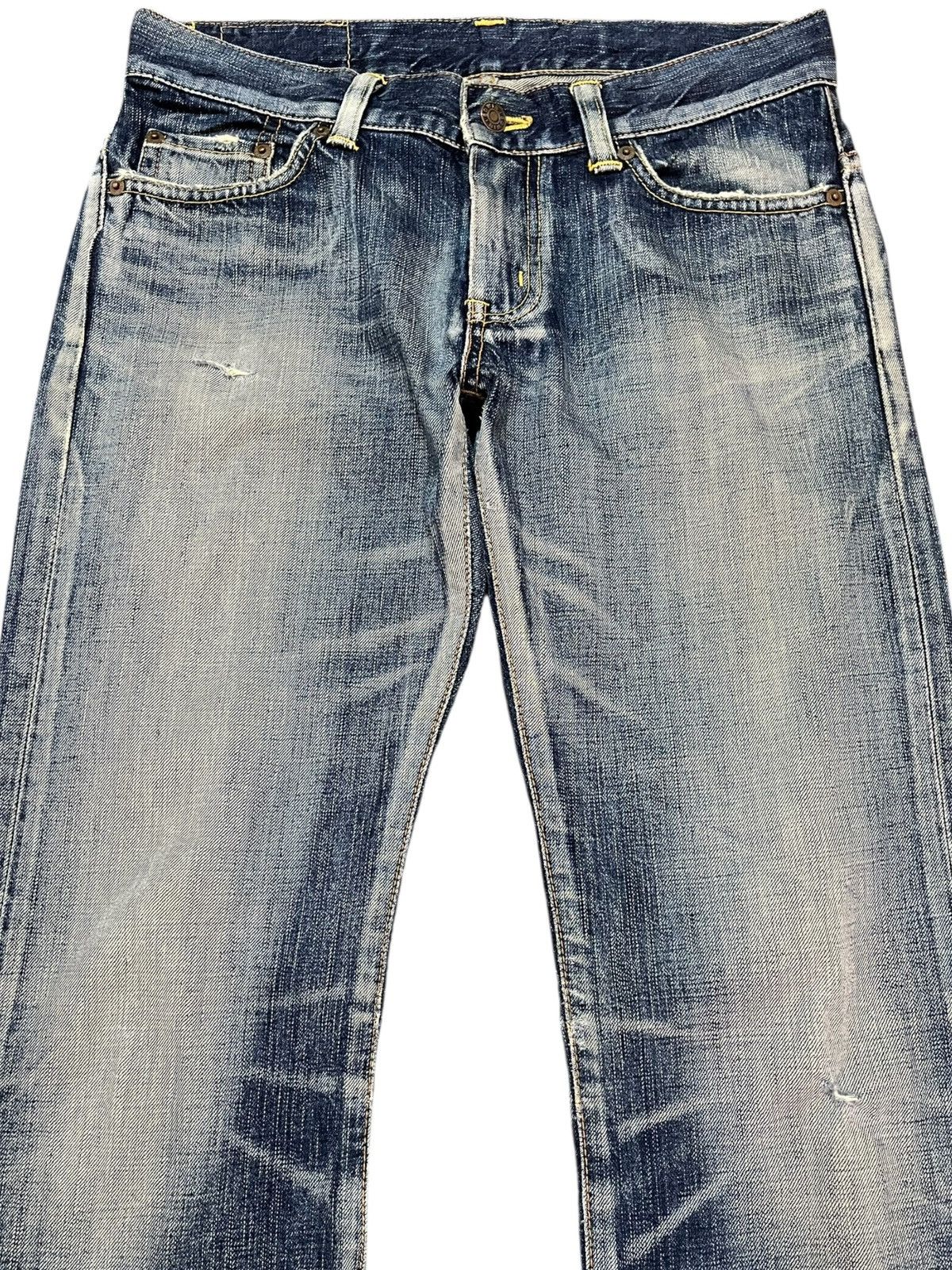 Edwin Vintage Edwin Flare Boot Cut Whiskers Denim Size US 31 - 2 Thumbnail