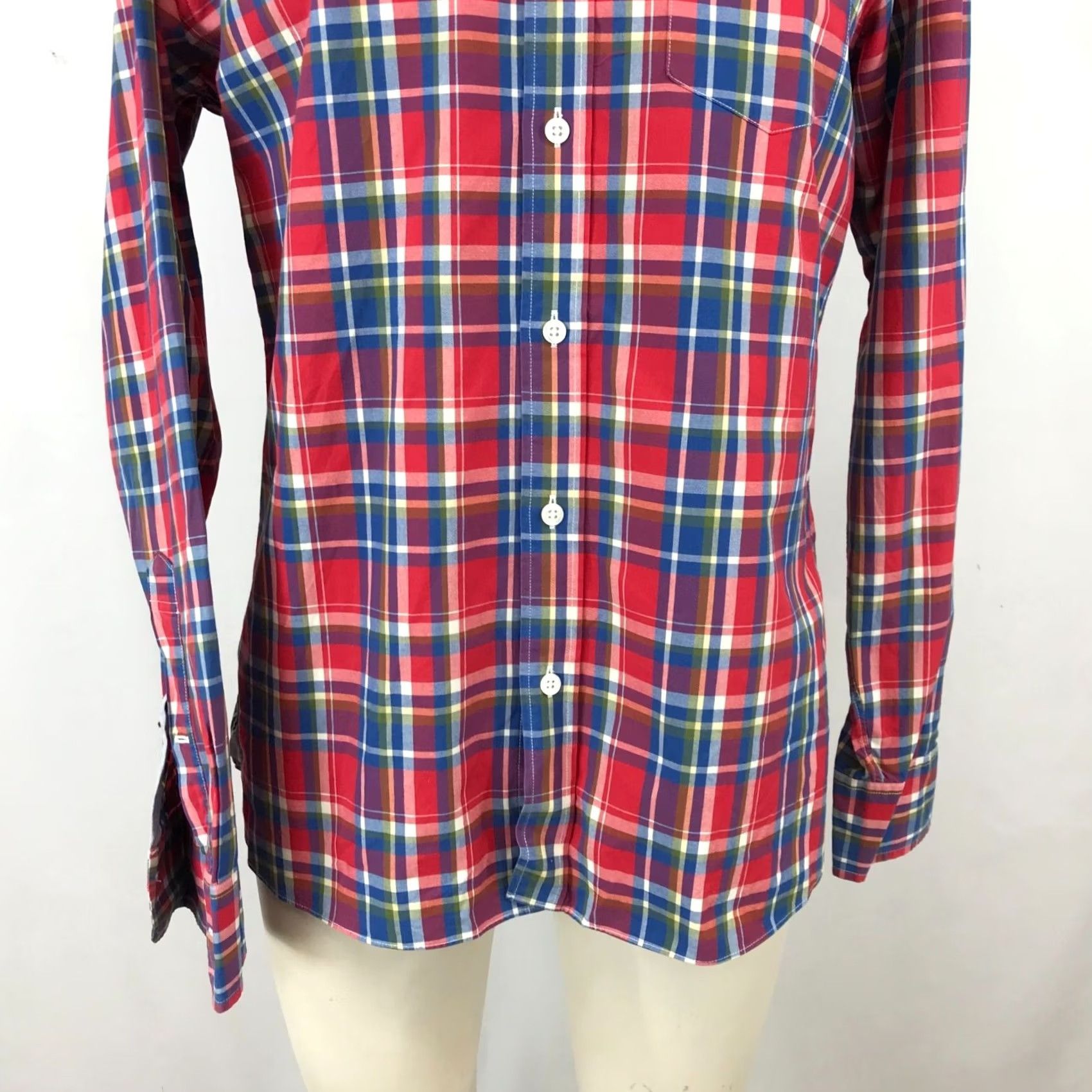 Bonobos BONOBOS Mens Large Plaid Button Shirt 100% Cotton Long Sleeve Size US L / EU 52-54 / 3 - 3 Thumbnail